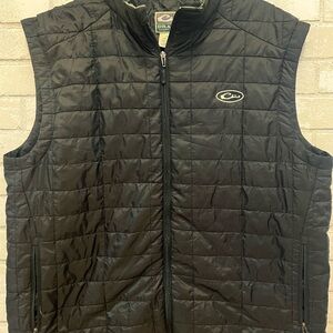 Drake Men's Dark Quilted Vest